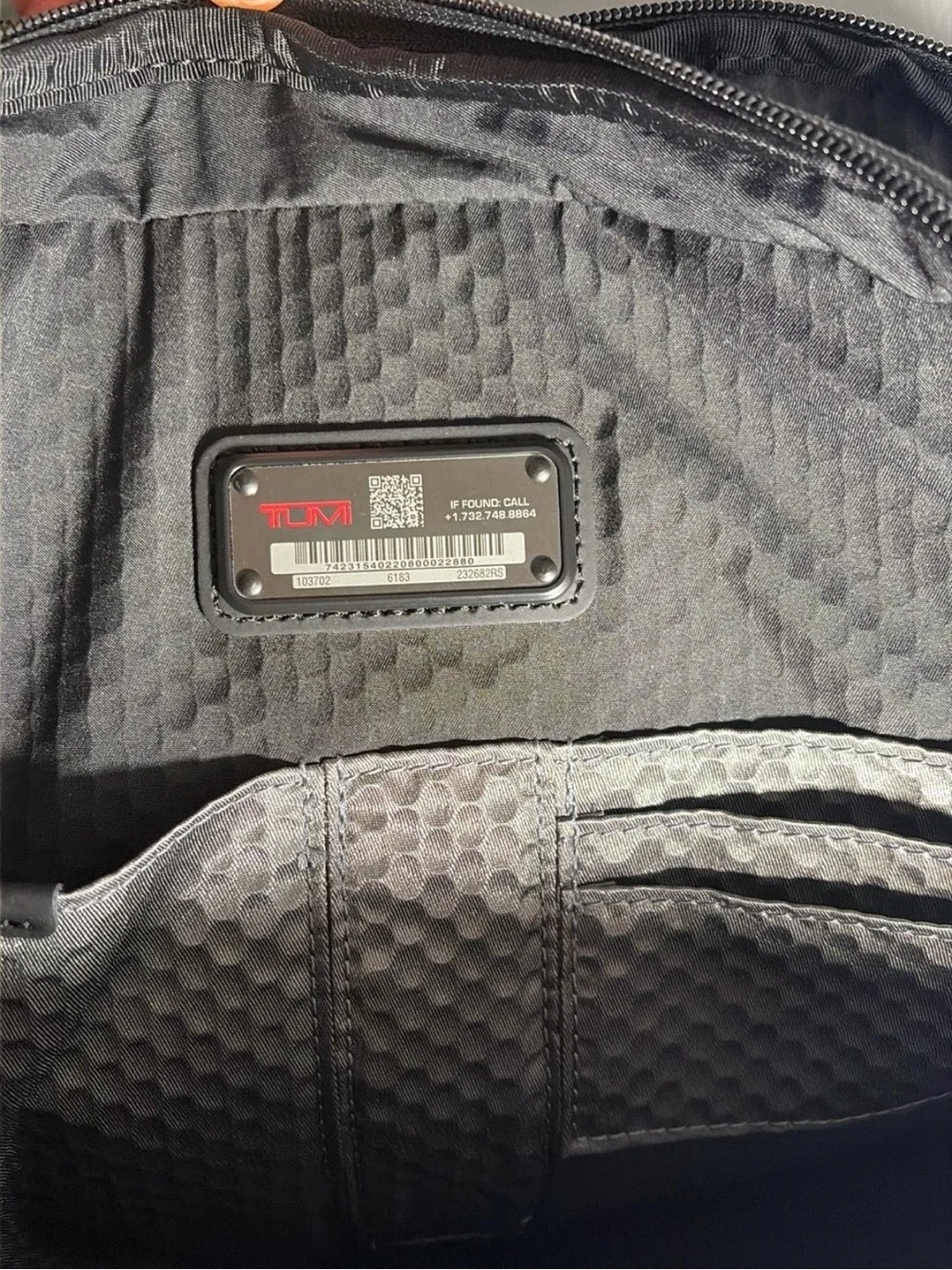 Tumi Alpha Bravo Davis Black Business Backpack
